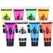 10ml Body Paint Set Blacklight Face and Body Paint Makeup Fluorescent Body Face Paints