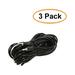 C&E 25 Feet 3.5mm Stereo Patch Cord 3 Pack