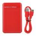 2.5inch USB3.0 SATA3.0 High Speed 6Gbps Mobile Hard Disk Enclosure Supports 6TB UASP Acceleration (Red)