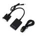 1080P HD VGA to HDMI Audio Video Cable Adapter Converter with USB Cable For PC Computer