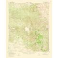 Topo Map - Warner Springs California Quad - USGS 1961 - 23.00 x 28.77 - Glossy Satin Paper