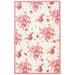 SAFAVIEH Chelsea Benedict Floral Wool Area Rug Ivory/Rose 3 9 x 5 9