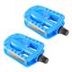 1 Pair Kids Pedal Rubber Bike Pedals Mountain Bike Pedal Non- Platform Flat Pedal For Children Toddlers Blue