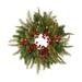 Ttybhh Decorative Plaque Promotion Wreath Clearance! Merotable Christmas Wreath Festival Garland Indoor Outdoor Home Decoration A