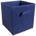 Nomeni Storage Containers Square Foldable Storage Bins Organization and Storage Closet Organizer Storage Storage Bins with Lids Dark Blue