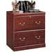 Transitional Engineered Wood File Cabinet In Classic Cherry