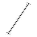 Adjustable Closet Rod Stainless Steel Punch Free Retractable Clothes Drying Rod for Bathroom Bedroom Closet