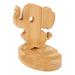 Cute Cell Phone Stand Accessories Office Supplies for Desk Bamboo Wood Cell Phone Holder Desktop for All Mobile Phones iPhone 11 12 XS Max XR Android Smartphone iPad Tablet (Elephant)