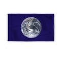 AGAS Clean Earth Day Flag - 3x5 ft Nylon with Stitched Edges and Brass Grommets - International Planet Earth Flag