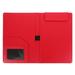 Folder Tablet Desk Board Menu Writing Student Red Pu Leather