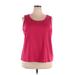 Lands' End Tank Top Pink Strapless Tops - Women's Size 2X