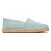 TOMS Women's Green Alpargata Rope 2.0 Soft Blue Espadrille Shoes, Size 7