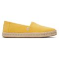 TOMS Women's Yellow Alpargata Rope 2.0 Pineapple Espadrille Shoes, Size 11