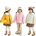 Godderr 1-7Y Baby Boys Girls down Jackets Winter down Coats Kids Lightweight with Pocket Warm Cotton Coat Fall Winter Thickening Snowsuit