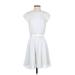 Ted Baker London Cocktail Dress - DropWaist: White Solid Dresses - Women's Size 4