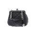 Brighton Leather Satchel: Quilted Black Print Bags