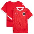 Men's Puma Red Austria National Team 2024 Home Replica Jersey