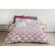 Home Linge Passion - Parure de couette 240x260 cm frise : Housse de couette + 2 taies d'oreiller