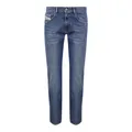 Diesel, Jeans, male, Blue, W36, Blue Slim Fit Jeans for Men