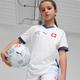 PUMA Switzerland Football 2024 Youth Away Jersey, White/Icy Blue, size 5-6 Youth