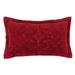 Ashton Collection Tufted Chenille Sham by Better Trends in Burgundy (Size KING)