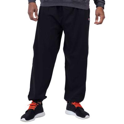 Men's Big & Tall Fleece Jogger Pants by Champion in Black (Size 3XL)