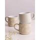 Mason Cash Set Of 4 Botanical Mugs - Grey & Stone