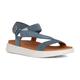 Sandale GEOX "D XAND 2S B" Gr. 36, blau Damen Schuhe Sandalen Sommerschuh, Sandalette, mit Klettverschluss an der Ferse