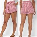 American Eagle Outfitters Shorts | American Eagle Outfitters Hi-Rise Red Striped Shorts | Color: Red/White | Size: 6