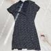 Madewell Dresses | Madewell Button-Wrap Dress In Playground Posies | Color: Black | Size: 6