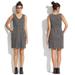 Madewell Dresses | Madewell Knit Twill Terrace Sleeveless Grey Dress | Color: Black/Gray | Size: Xs