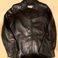 Nine West Jackets & Coats | Nine West Leather Jacket | Color: Black | Size: S