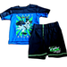 Disney Matching Sets | Disney Mickey Mouse Boys 2 Piece Short And Tee Shirt Sets Size 2 | Color: Blue/Green | Size: 2tb