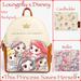 Disney Bags | Loungefly Disney Princess Chibi Mini Backpack, Wallet & Cardholder!! | Color: Cream/Tan | Size: 3 Pc. Set