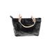 MICHAEL Michael Kors Leather Tote Bag: Patent Black Solid Bags