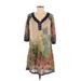 Lucca Couture Casual Dress: Tan Dresses - Women's Size Small