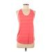 Under Armour Active Tank Top: Red Activewear - Women's Size Medium