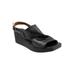 Women's Flynn Platform Sandal by Bueno in Black (Size 38 M)