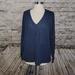 Anthropologie Tops | Anthropologie H By Bordeaux Knit Top Size S Blue | Color: Blue | Size: S