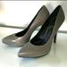 Nine West Shoes | Nine West Fury Gray Platform Leather Pumps | Color: Gray | Size: 8.5