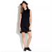 Madewell Dresses | Madewell Shirt Tail Shift Dress Size Medium | Color: Black | Size: M