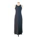 Gap Casual Dress - Maxi: Blue Chevron Dresses - Women's Size Medium