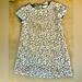 J. Crew Dresses | J. Crew Silver Special Occasion Embroidered Dress Sz 5 | Color: Gray/Silver | Size: 5g