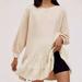 Free People Dresses | Nwot Free People Beach Sunny Side Sweatshirt Mini Dress Size S Z384-7 | Color: Red | Size: S