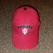 Adidas Accessories | Indiana Hoosiers Ncaa Adidas Red Baseball Cap Hat Fitted Osfa | Color: Black/Red | Size: Os