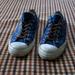 Converse Shoes | Leather Low Top Converse With Leather Strings. Men’s Size 11.5 | Color: Blue | Size: 11.5