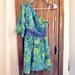 Lilly Pulitzer Dresses | Brand New Lilly Pulitzer One Shoulder Dress Size 0 | Color: Blue/Green | Size: 0