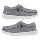 Mens Slip on Shoes Casual Shoes Waterproof Breathable Shoes Comfortable Lightweight Waterproof Walking Shoes Lightweight Durable Comfortable Low top Shoes,Gray,42/260mm