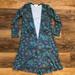 Lularoe Shirts & Tops | Lularoe Girls’ Sariah Knitted Cardigan Light Weight Floral Green Size 6 | Color: Green | Size: 6g
