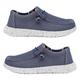 Mens Slip on Shoes Casual Shoes Waterproof Breathable Shoes Comfortable Lightweight Waterproof Walking Shoes Lightweight Durable Comfortable Low top Shoes,Blue,45/275mm